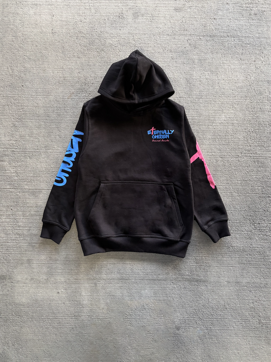 Eternally Chosen Black Pullover Hoodie